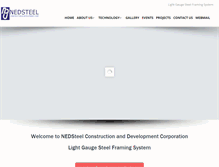 Tablet Screenshot of nedsteel.net